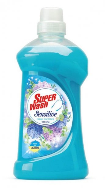Кондиціонер для білизни Sensitive SUPER WASH 1000 мл